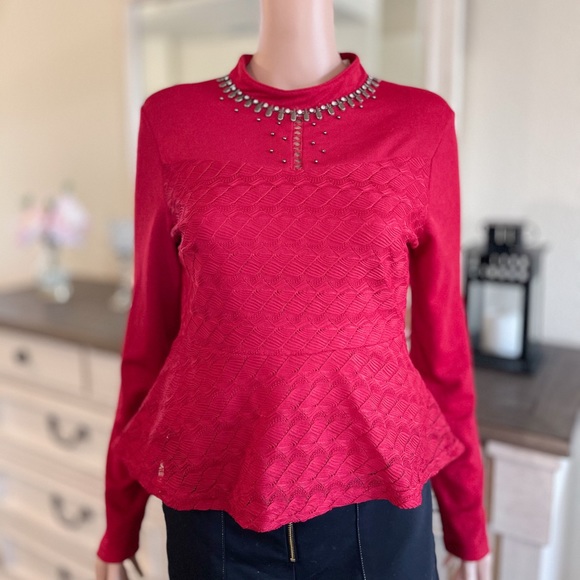 Tops - Mock Neck Long sleeve Top